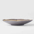 Bowl Shallow Leaf Shaped 25cm Akane Grey Glaze