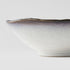 Bowl Leaf Shape 24cm Sky Blue Glaze