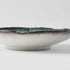 Bowl Shallow Leaf Shape 25cm Sky Blue Glaze