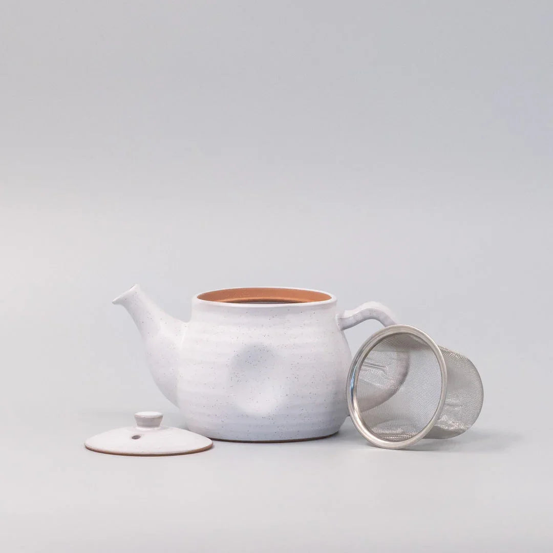 Teapot 300ml Speckled White Glaze