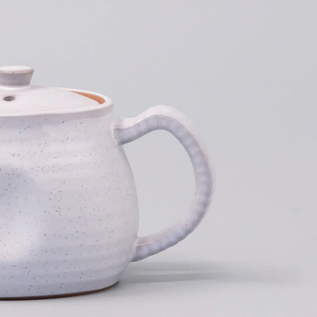 Teapot 300ml Speckled White Glaze