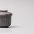 Cup Chawanmushi 170ml Matt Black Stripe Glaze