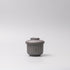 Cup Chawanmushi 170ml Matt Black Stripe Glaze