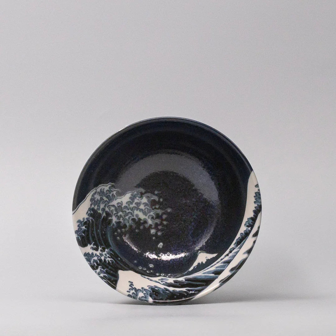 Rice Bowl 15cm Hokusai Great Wave Design