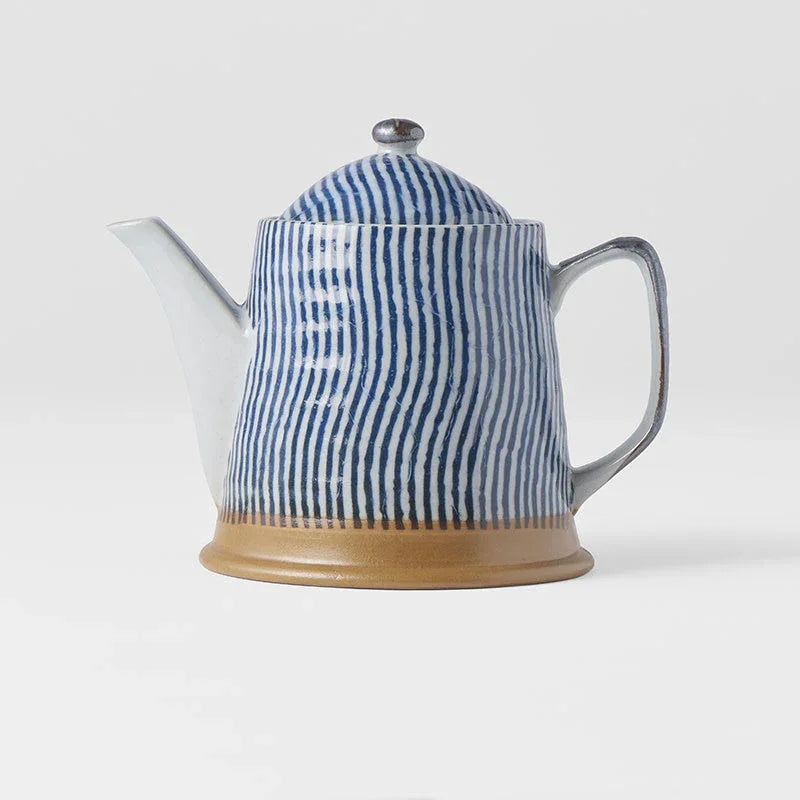 Teapot 400ml Wavy Line Design