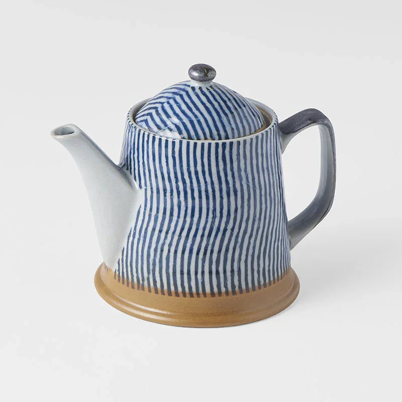 Teapot 400ml Wavy Line Design