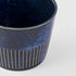 Soba Cup 175ml Ridged Indigo Blue Glaze