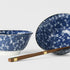 Bowl Set 2pcs with Chopsticks Indigo Dragonfly Design