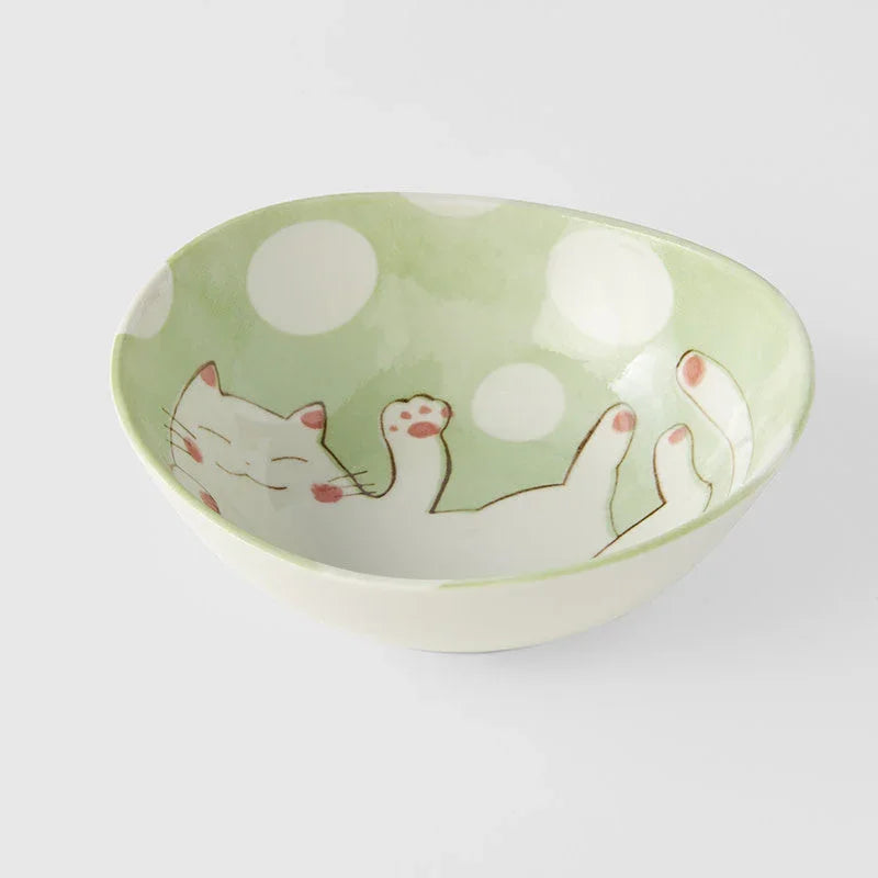 Bowl 14cm Playful Cat Design