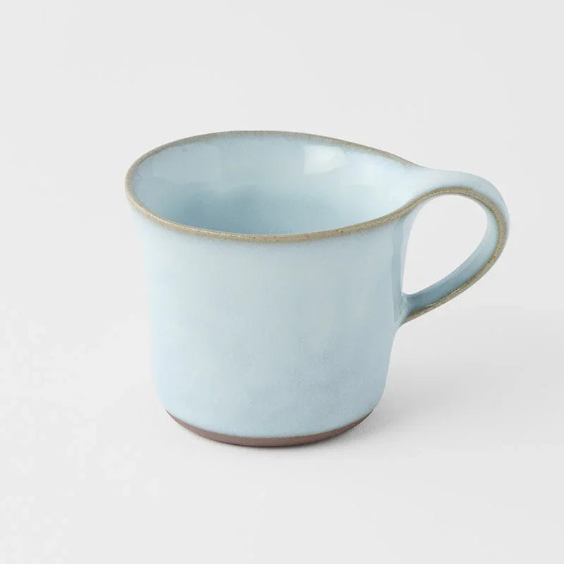 Cup 130ml Swoop Ice Blue Glaze