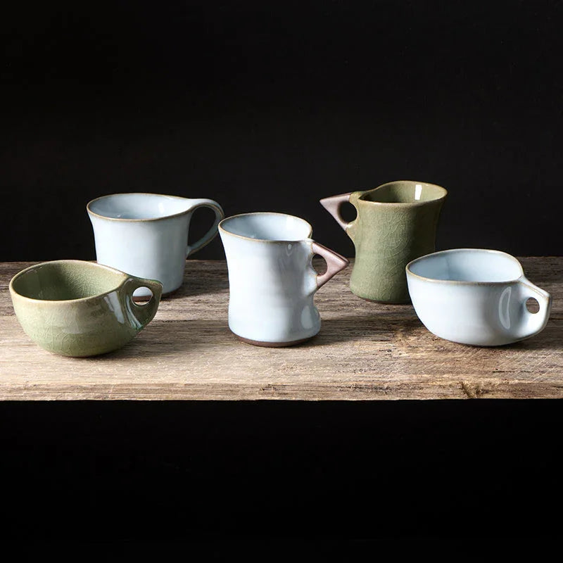 Cup 100ml Arc Ice Blue Glaze