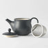 Teapot 400ml Matte Black Glaze