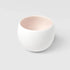 Cup Shochu 8.5cm Matte White & Light Pink Glaze