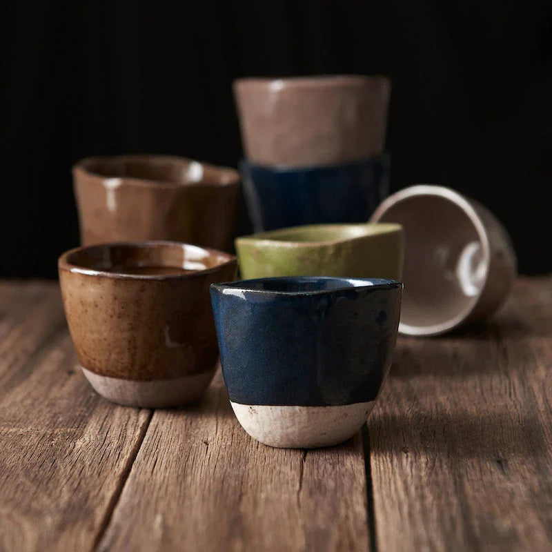 Lopsided Mug 275ml Tomei Blue Glaze