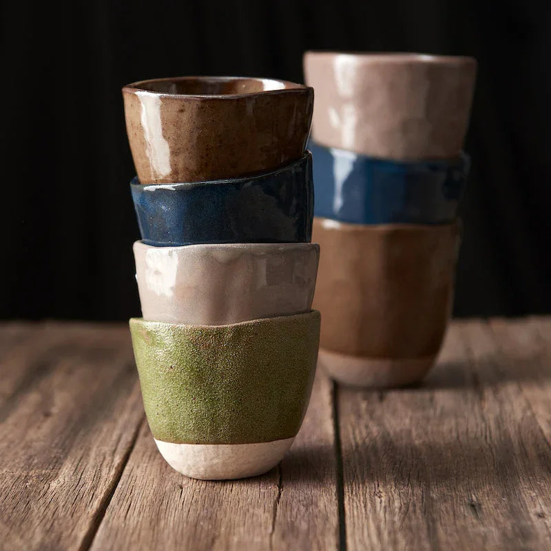 Lopsided Mug 275ml Tomei Blue Glaze
