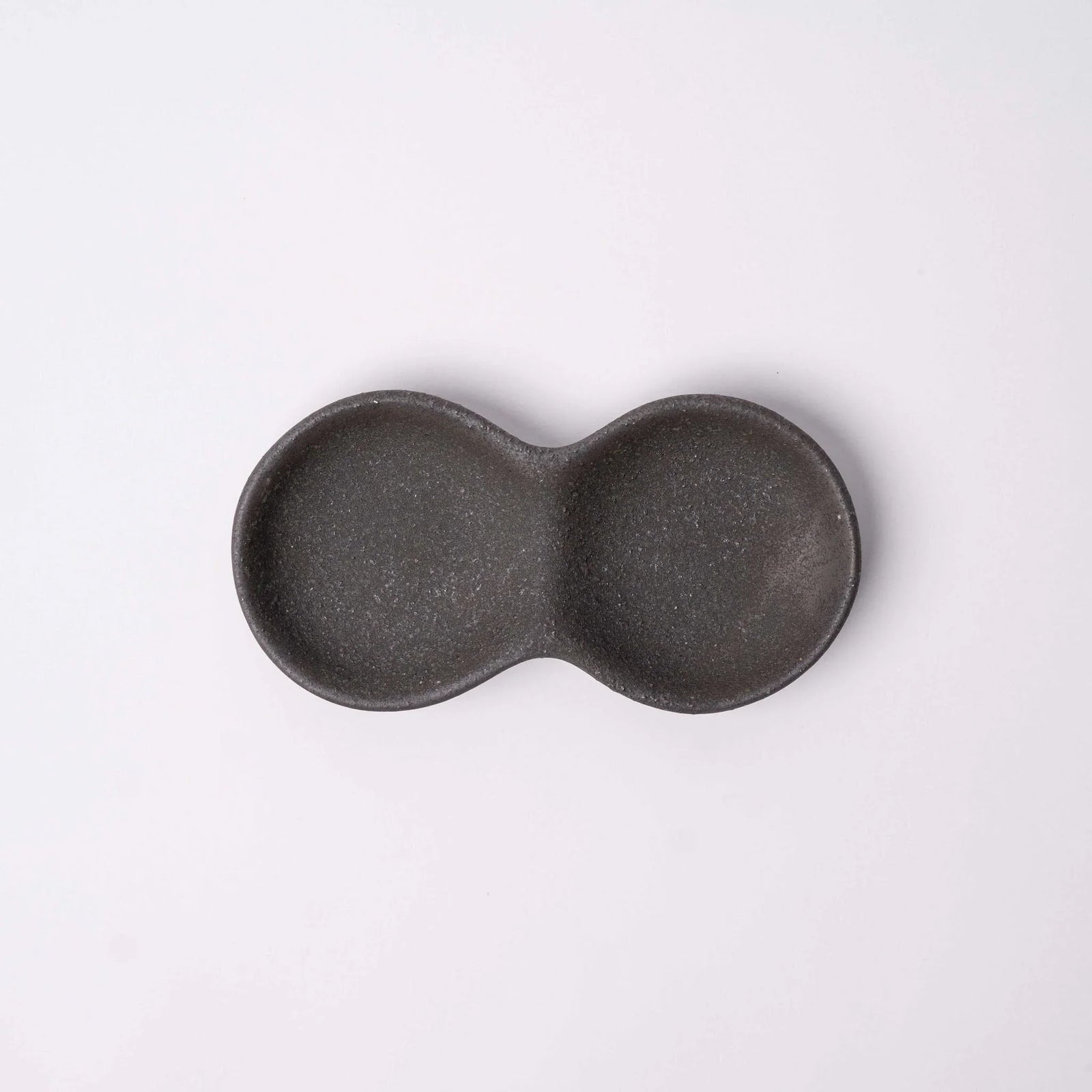 Double Sauce Dish 15.5cm Stone Slab Design