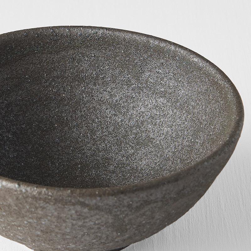 Bowl 13cm Egg Shaped Stone Glaze