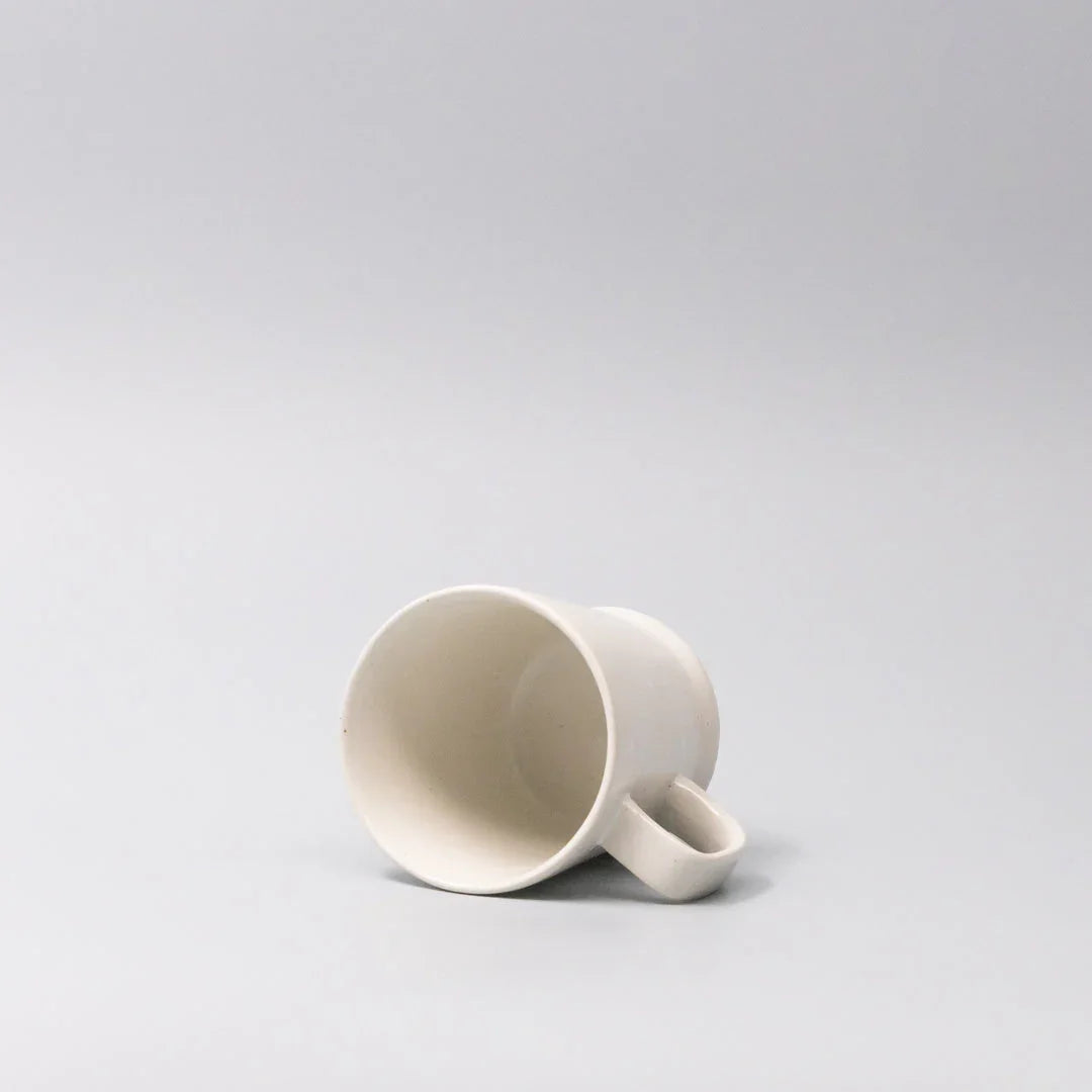 Mug 8.5cm White Dot Glaze