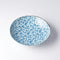 Pasta Bowl 21cm Blue Daisy Glaze