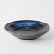 Pasta Bowl Flat 23cm Gold Brushstroke Glaze