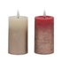 bulk 24 Led Gold Splash Taper Candle Asst 10cm