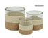 bulk 24 Paper Rope Glass Jar 10cm