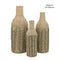bulk 4 Forest Green Paper Rope Glass Jar 60cm