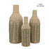 bulk 2 Forest Green Paper Rope Glass Jar 70cm