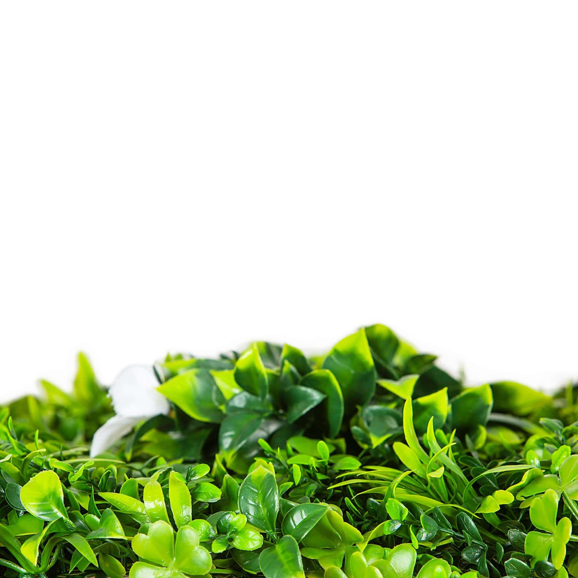 White Oasis UV Stabilised Vertical Garden Wall Sample Panel Artificial