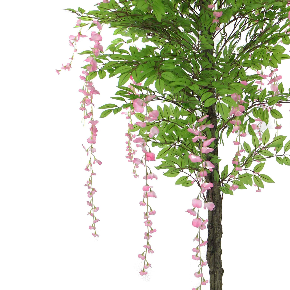 Pink Flowering Artificial Wisteria Tree, 180cm, Maintenance-Free, 6kg Wt