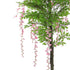 Pink Flowering Artificial Wisteria Tree, 180cm, Maintenance-Free, 6kg Wt