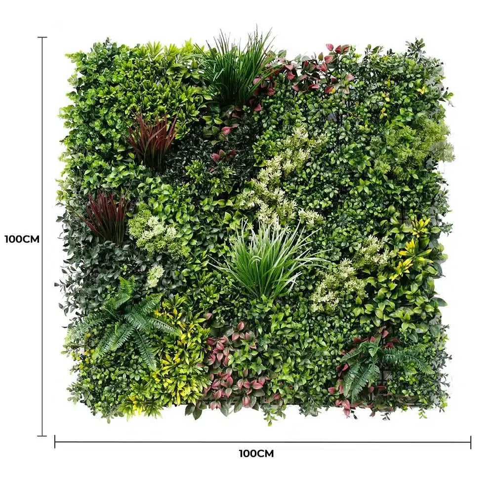 Evergreen Rainforest Vertical Garden Green Wall UV Resistant Sample Panel