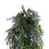 Artificial Hanging Purple Green Willow Leaf Garland UV Resistant 76cm