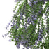 Artificial Hanging Purple Green Willow Leaf Garland UV Resistant 76cm