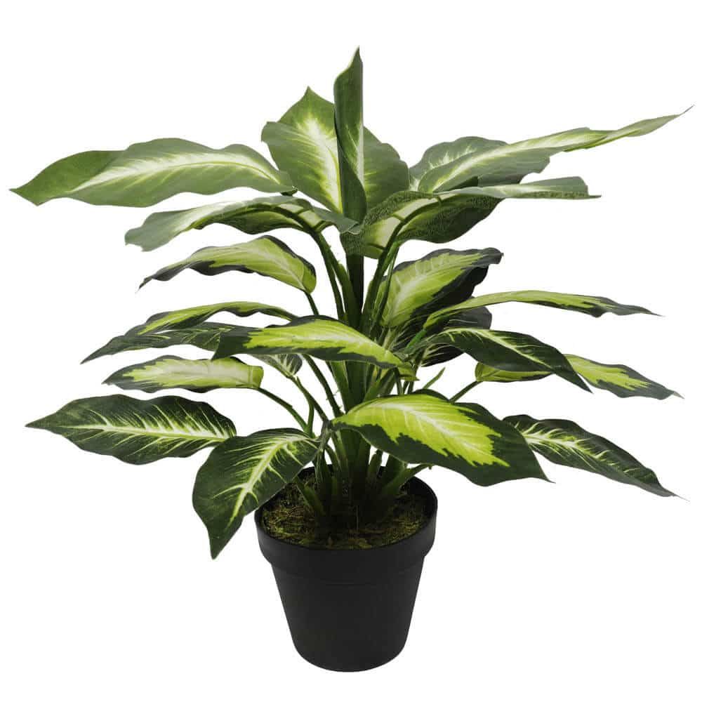 Artificial Leopard Lily Plant with Pot 40cm, Low Maintenance, 1kg Weight