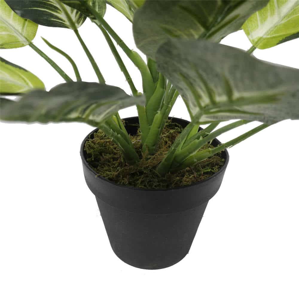 Artificial Leopard Lily Plant with Pot 40cm, Low Maintenance, 1kg Weight