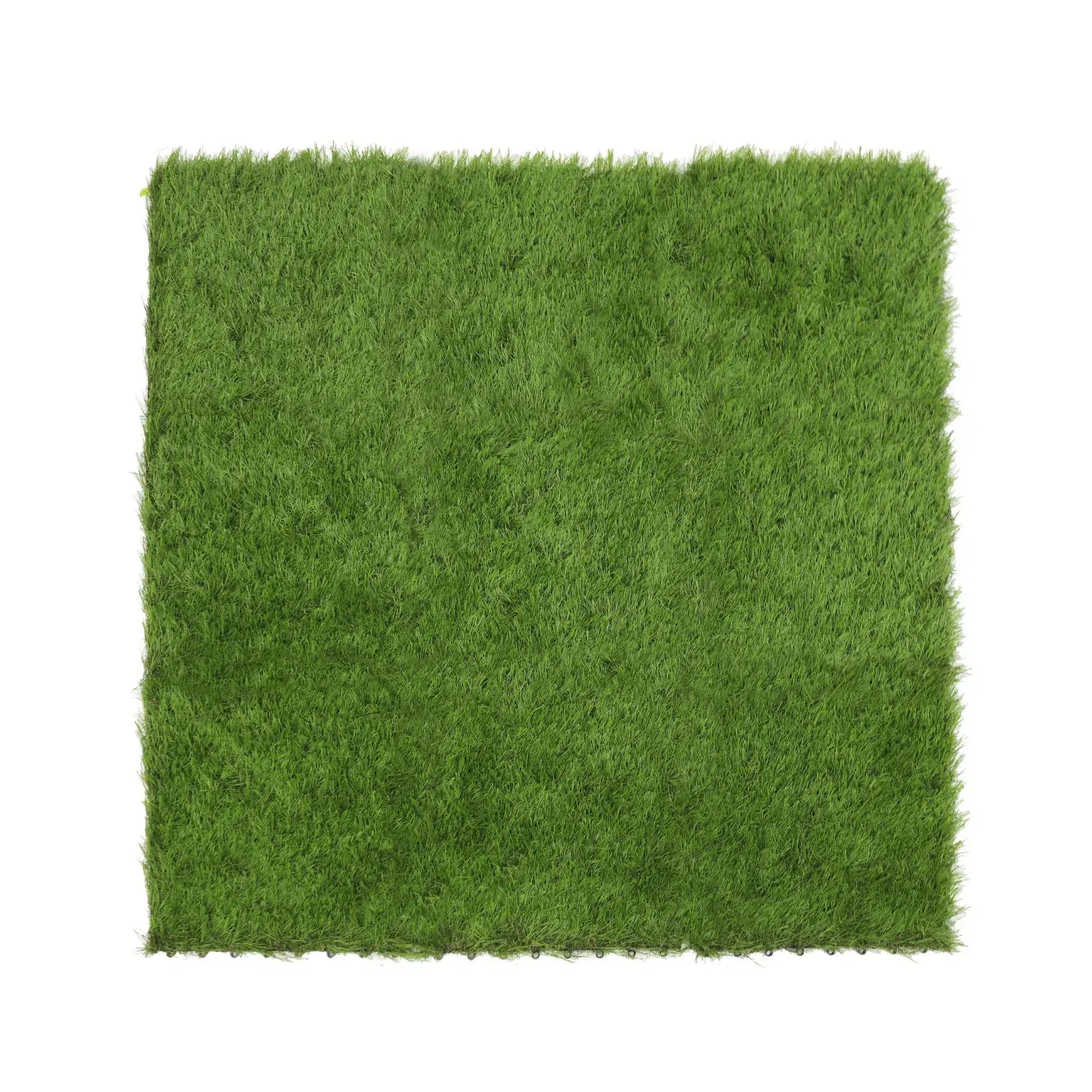 9pc Interconnecting Artificial Grass Decking Tiles UV Resistant 30x30cm
