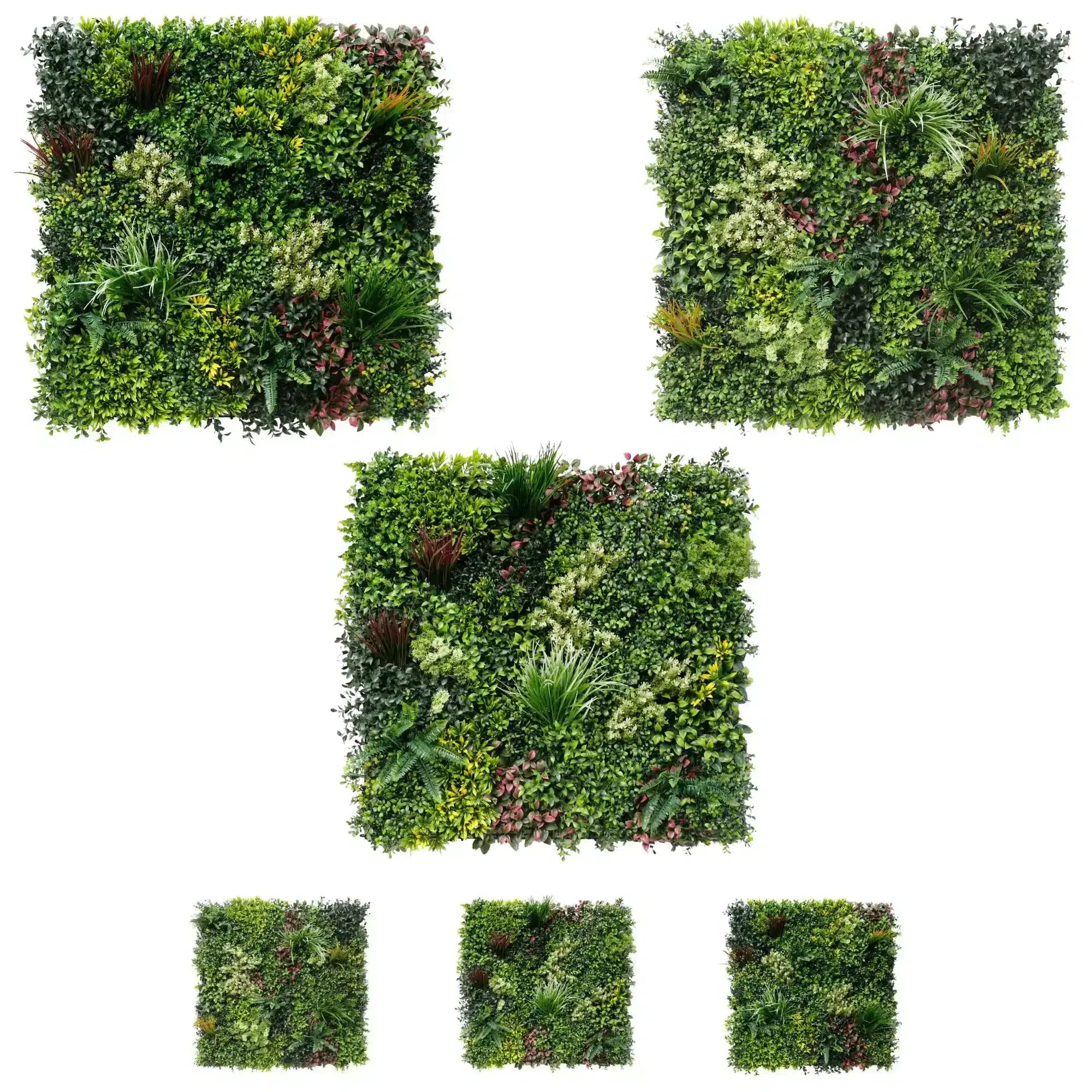 Luxury Triptych Vertical Garden Living Wall Set of 3 Panels 1m x 1m Each