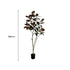 Potted Artificial Magnolia Tree 180cm, Realistic Faux Foliage, No Care
