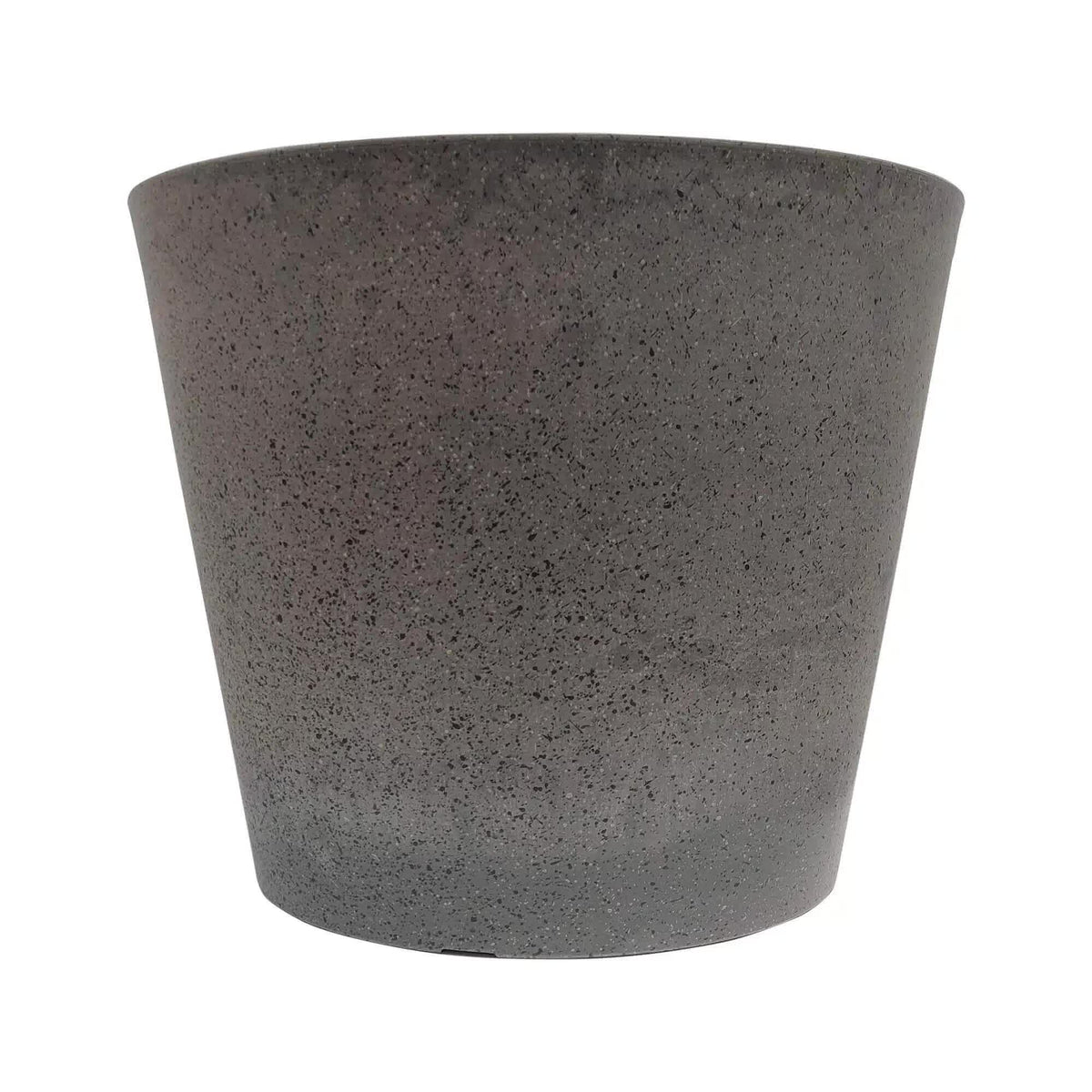 Imitation Stone Grey Pot 40cm Recycled Plastic Concrete Garden Planter