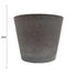 Imitation Stone Grey Pot 40cm Recycled Plastic Concrete Garden Planter