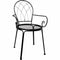 Set 2 Outdoor Modern Chair w Arms 90cm