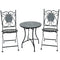 Grigio 3pc Settings Table Chairs