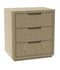 Astor Bedside Table 61cm MDF Wood Veneer Oak Nightstand Bedroom Unit