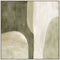 Green Abstract Framed Artwork 80cm