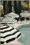 Chateau Pool Framed Artwork 120cm