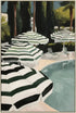 Chateau Pool Framed Artwork 120cm