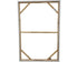 Collectors Line Framed Canvas Wall Artwork 120cm, MDF Timber Frame Design