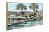 Rhode by the Pool Canvas Wall Art 80x120cm Portrait Multicolour Coastal Artwork