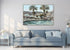 Rhode by the Pool Canvas Wall Art 80x120cm Portrait Multicolour Coastal Artwork